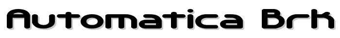 Automatica BRK font